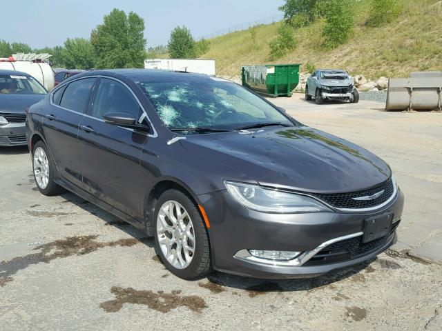 1C3CCCEG4FN567291 - 2015 CHRYSLER 200 C BLACK photo 1