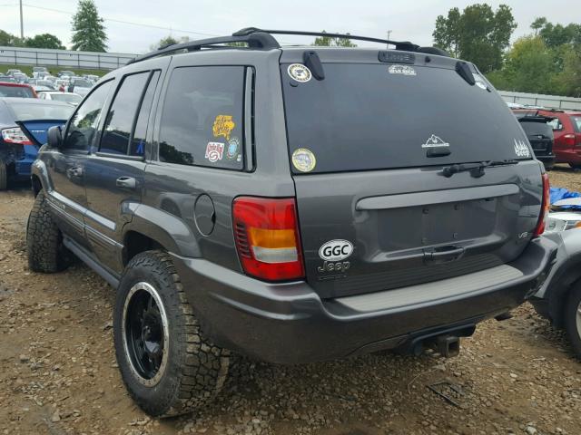 1J8GW68J54C398784 - 2004 JEEP GRAND CHER GRAY photo 3