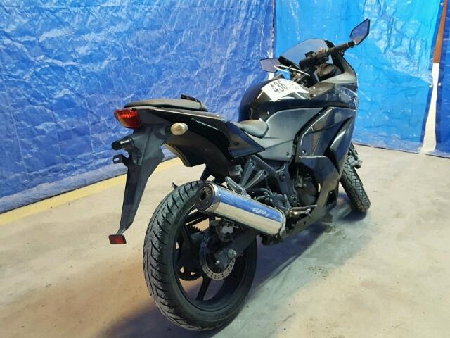 JKAEXMJ198DA04713 - 2008 KAWASAKI EX250 BLACK photo 4