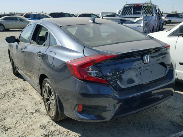 19XFC1F73HE212745 - 2017 HONDA CIVIC EXL BLUE photo 3