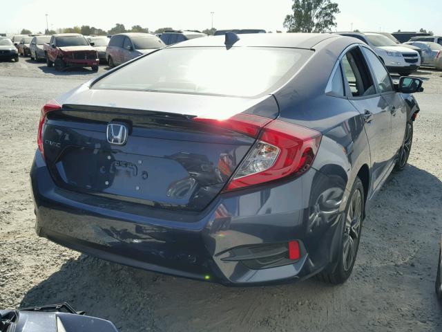 19XFC1F73HE212745 - 2017 HONDA CIVIC EXL BLUE photo 4