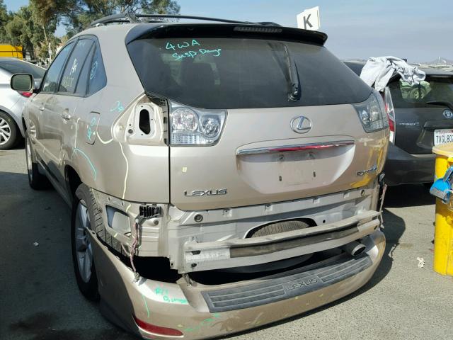 2T2HA31U55C056401 - 2005 LEXUS RX 330 GOLD photo 3