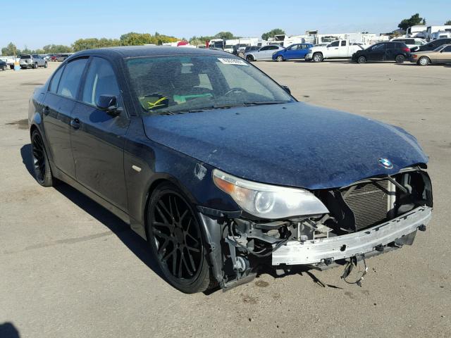 WBANB33545CN67680 - 2005 BMW 545 I BLUE photo 1