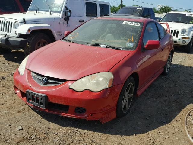 JH4DC54804S006346 - 2004 ACURA RSX RED photo 2