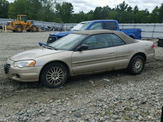 1C3EL45R34N153691 - 2004 CHRYSLER SEBRING LX GOLD photo 9