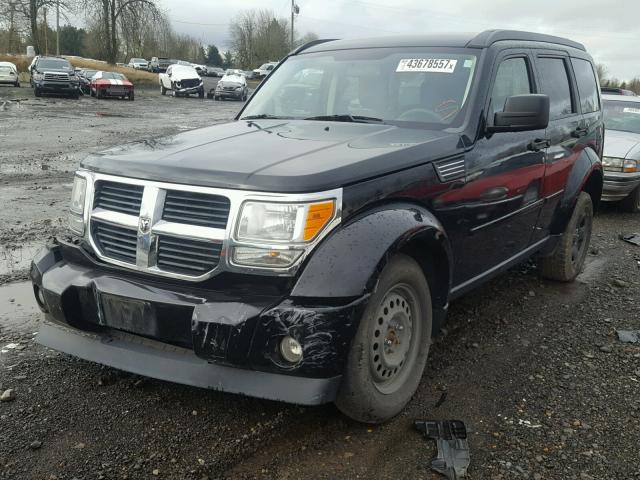 1D8GU28K27W664698 - 2007 DODGE NITRO SXT BLACK photo 2