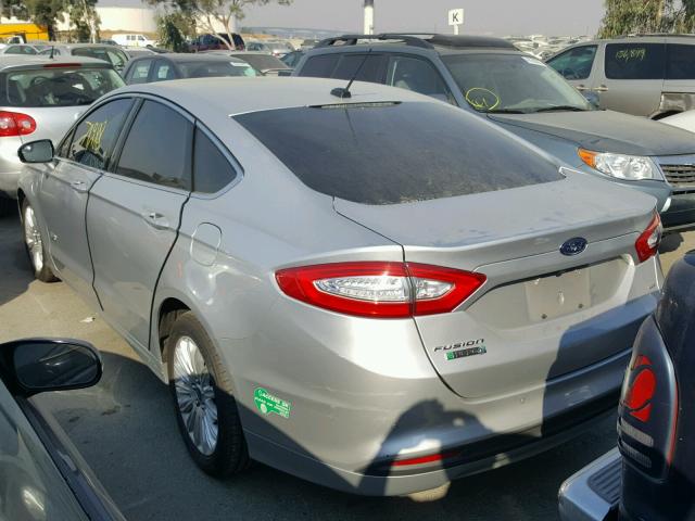 3FA6P0PU2GR145426 - 2016 FORD FUSION SE SILVER photo 3