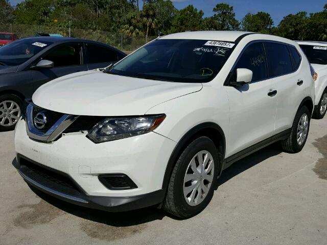 5N1AT2MT1GC870520 - 2016 NISSAN ROGUE WHITE photo 2