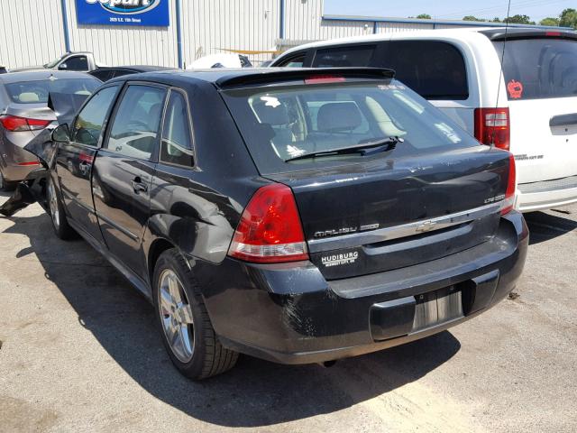1G1ZU67N17F171386 - 2007 CHEVROLET MALIBU MAX შავი ფოტო 3