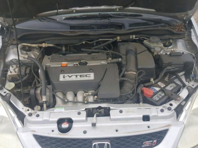 SHHEP33563U405536 - 2003 HONDA CIVIC SI SILVER photo 7