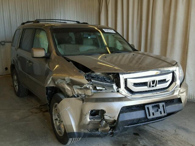 5FNYF4H68BB026254 - 2011 HONDA PILOT TAN photo 1