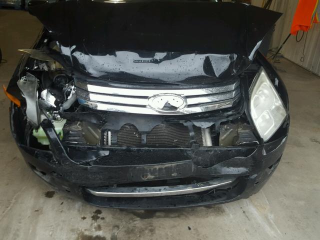 3FAHP07157R234728 - 2007 FORD FUSION BLACK photo 9