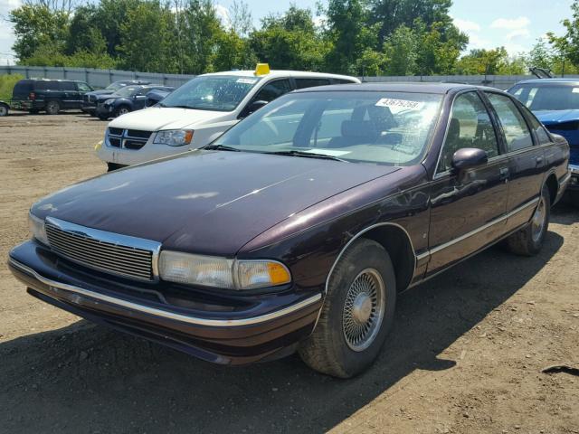 1G1BN52P6RR137768 - 1994 CHEVROLET CAPRICE CL MAROON photo 2