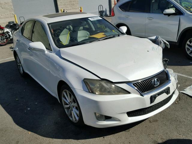 JTHBF5C22A2096056 - 2010 LEXUS IS 250 WHITE photo 1