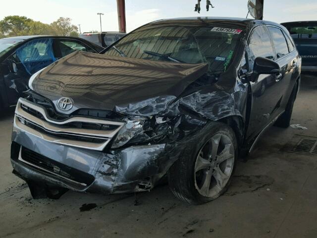 4T3ZK3BB4FU072437 - 2015 TOYOTA VENZA LE GRAY photo 2