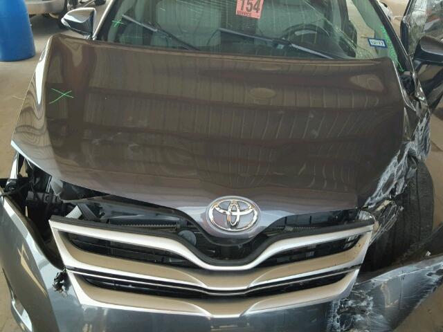 4T3ZK3BB4FU072437 - 2015 TOYOTA VENZA LE GRAY photo 7