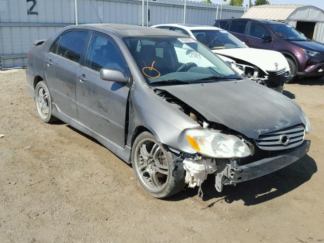 1NXBR32EX4Z315276 - 2004 TOYOTA COROLLA GRAY photo 1