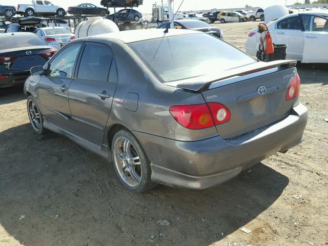 1NXBR32EX4Z315276 - 2004 TOYOTA COROLLA GRAY photo 3