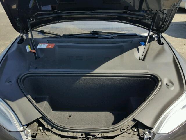 5YJSA1E18GF137812 - 2016 TESLA MODEL S CHARCOAL photo 7