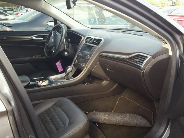 3FA6P0H95ER360581 - 2014 FORD FUSION GRAY photo 5