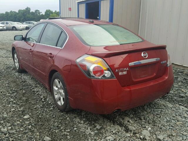 1N4CL21E28C119677 - 2008 NISSAN ALTIMA HYB RED photo 3