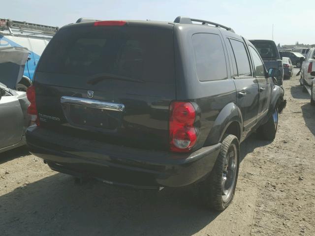 1D4HD48N26F174370 - 2006 DODGE DURANGO SL BLACK photo 4