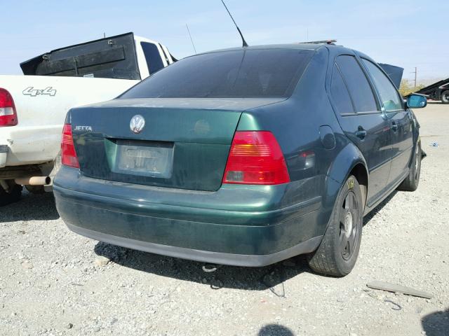 3VWST29M91M012841 - 2001 VOLKSWAGEN JETTA GREEN photo 4