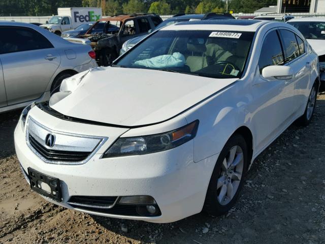 19UUA8F54CA005735 - 2012 ACURA TL WHITE photo 2