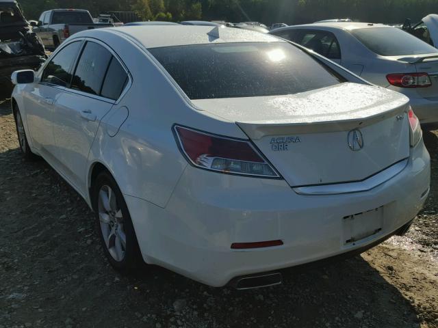 19UUA8F54CA005735 - 2012 ACURA TL WHITE photo 3