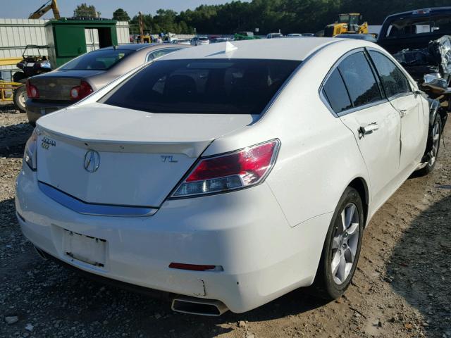 19UUA8F54CA005735 - 2012 ACURA TL WHITE photo 4