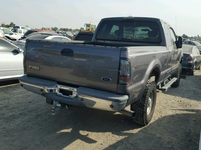 1FTNX21P14ED39240 - 2004 FORD F250 SUPER CHARCOAL photo 4