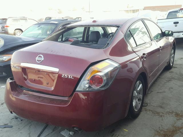 1N4AL21E37C115496 - 2007 NISSAN ALTIMA RED photo 4