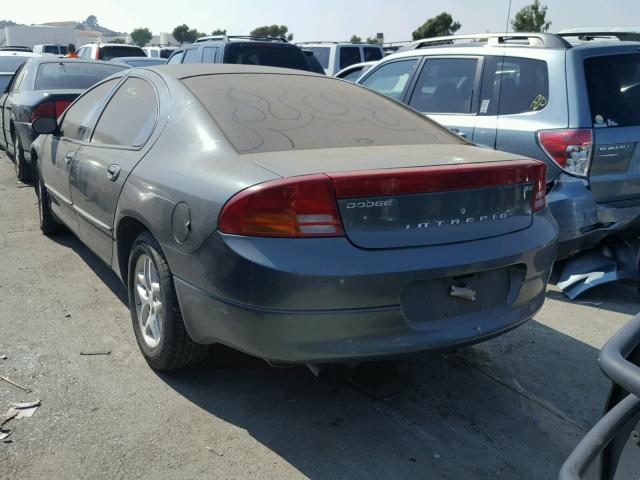 2B3HD46R42H156563 - 2002 DODGE INTREPID S GREEN photo 3