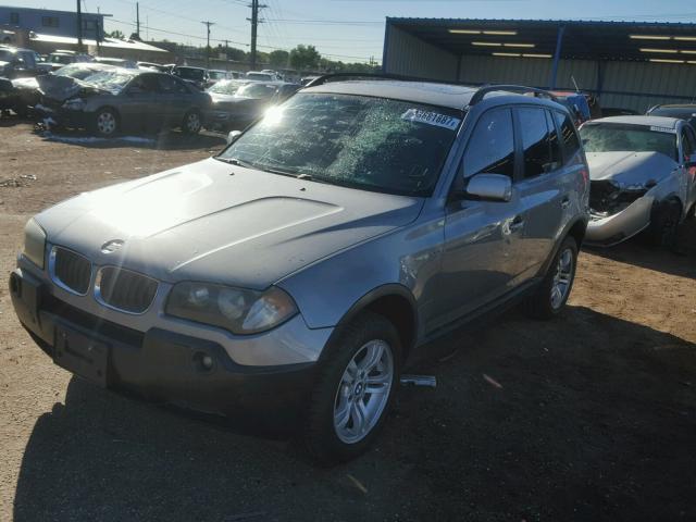 WBXPA93444WA65344 - 2004 BMW X3 3.0I GRAY photo 2