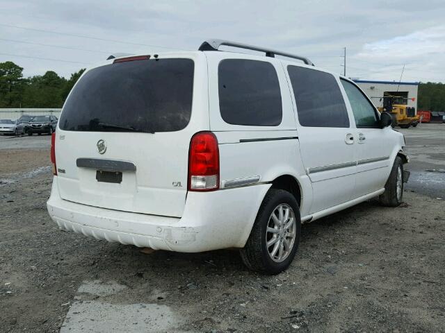 5GADV33L85D258133 - 2005 BUICK TERRAZA CX WHITE photo 4