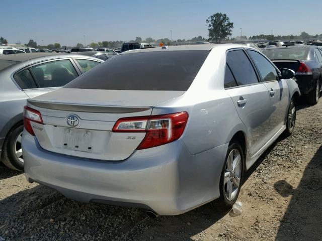 4T1BF1FK4DU678296 - 2013 TOYOTA CAMRY L SILVER photo 4