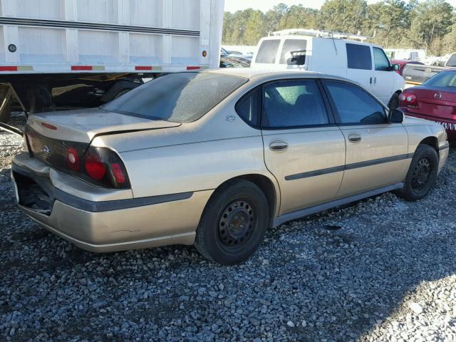 2G1WF52E159342772 - 2005 CHEVROLET IMPALA 棕色 照片 4