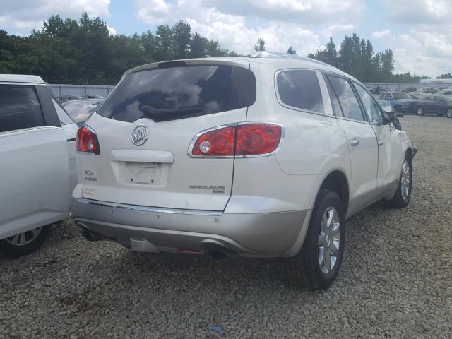 5GALRCED3AJ229091 - 2010 BUICK ENCLAVE CX WHITE photo 4