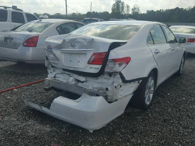 JTHBJ46G882235102 - 2008 LEXUS ES 350 WHITE photo 4