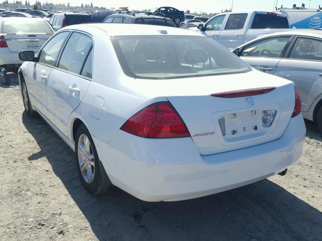 1HGCM568X6A034740 - 2006 HONDA ACCORD EX WHITE photo 3