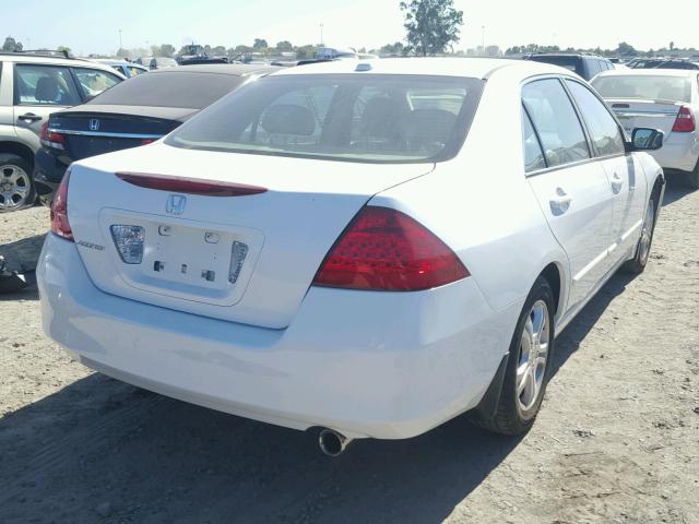 1HGCM568X6A034740 - 2006 HONDA ACCORD EX WHITE photo 4