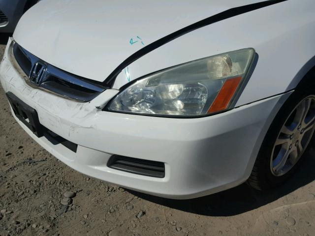 1HGCM568X6A034740 - 2006 HONDA ACCORD EX WHITE photo 9