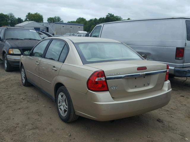 1G1ZS51F26F144259 - 2006 CHEVROLET MALIBU LS ოქროსფერი ფოტო 3