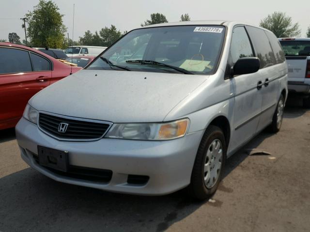 2HKRL18541H587988 - 2001 HONDA ODYSSEY LX SILVER photo 2