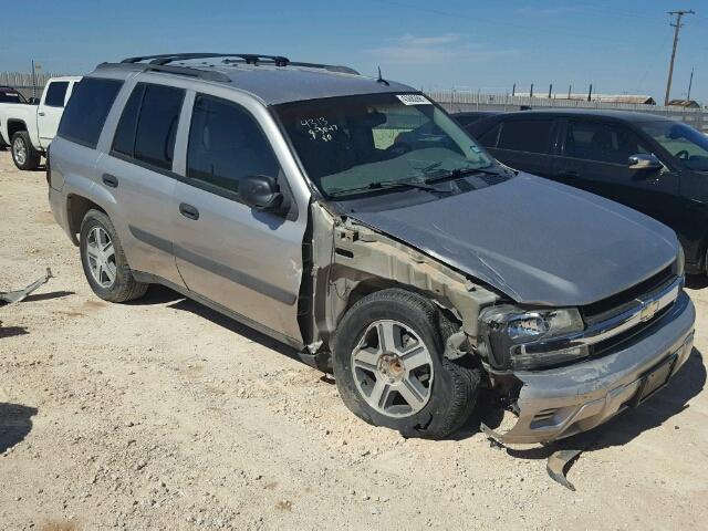 1GNDS13S552119874 - 2005 CHEVROLET TRAILBLAZE TAN photo 1