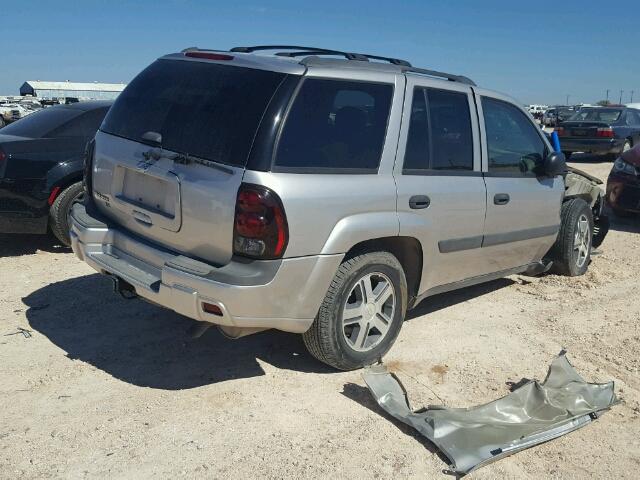 1GNDS13S552119874 - 2005 CHEVROLET TRAILBLAZE TAN photo 4