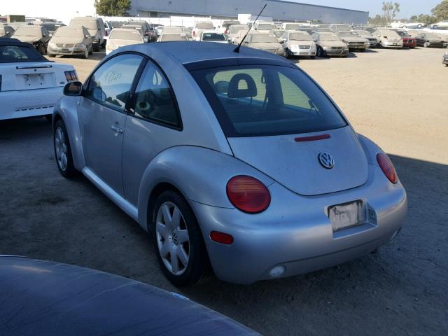 3VWDD21C01M468767 - 2001 VOLKSWAGEN NEW BEETLE ვერცხლისფერი ფოტო 3