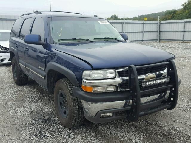 1GNEK13Z43J252503 - 2003 CHEVROLET TAHOE BLUE photo 1