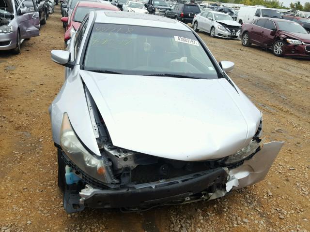 1HGCP26838A132338 - 2008 HONDA ACCORD EXL SILVER photo 9