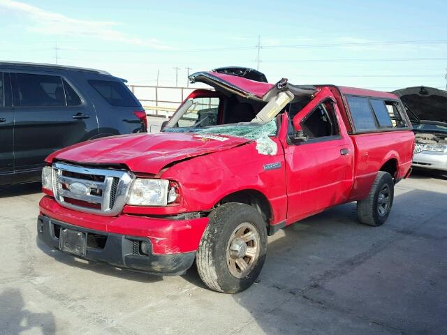 1FTYR10U06PA02171 - 2006 FORD RANGER RED photo 2